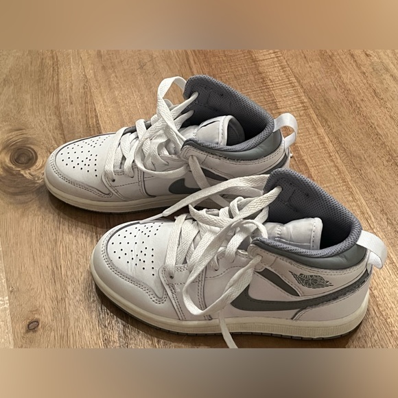 Nike Shoes Nike Jordan Mid Ps 13c Kids Grey White Stealth